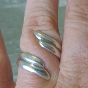 Wrap RIng Sterling Silver Adjustable!